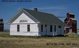 Great Northern Depot at Benchland, Montana, undated