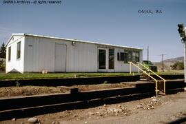 Great Northern Station Building at Omak, Washington, undated