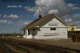 Great Northern Depot at Gildford, Montana, undated