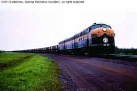 Great Northern Diesel Locomotive 313C at Allouez, Wisconsin, undated