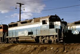 Great Northern Railway 3036 at Wenatchee, Washington in 1970.