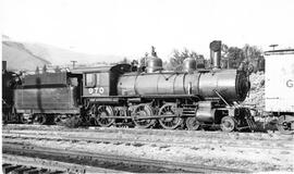 Great Northern Steam Locomotive 970 at Wenatchee, Washington, 1939