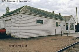 Great Northern Depot at Spring Park, Minnesota, undated