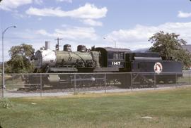 Great Northern Railway 1147 at Wenatchee, Washington in 1969.