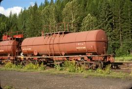 Great Northern Railway Water car X6527 at Essex, Montana in 1977.