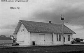 Great Northern Depot at Pekin, North Dakota, undated