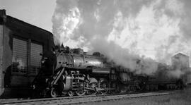 Great Northern Steam Locomotive 2519 at Hillyard, Washington, undated