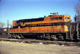 Great Northern Railway 627 at Minneapolis, Minnesota in 1969.