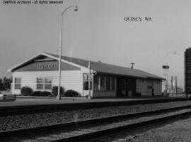 Great Northern Depot at Quincy, Washington, undated