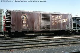 Great Northern Boxcar 18894 at Albuquerque, New Mexico, 1980