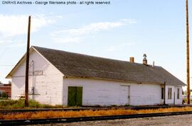 Great Northern Depot at Stanford, Montana, 1990