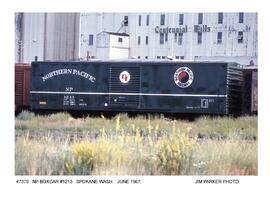 Northern Pacific Freight Car Number 1213, Spokane, Washington, 1967