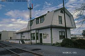Oregon Trunk Depot at Madras, Oregon, undated