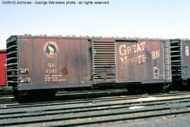 Great Northern Boxcar 5387 at Albuquerque, New Mexico, 1980