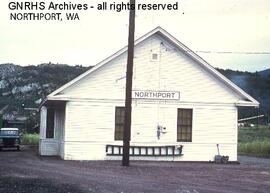 Great Northern Depot at Northport, Washington, undated