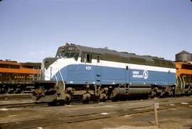 Great Northern Railway 431 at Havre, Montana in 1969.