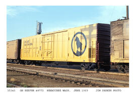 Great Northern Refrigerator Car Number 8772, Wenatchee, Washington, 1969