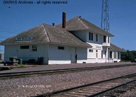 Great Northern Depot at New Rockford, North Dakota, undated