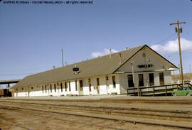 Great Northern Depot at Shelby, Montana, 1972