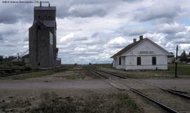 Great Northern Depot at Medicine Lake, Montana, 1993