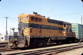 Great Northern Railway 626 at Burlington, Washington in 1969.