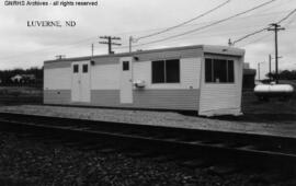 Great Northern Depot at Luverne, Minnesota, undated