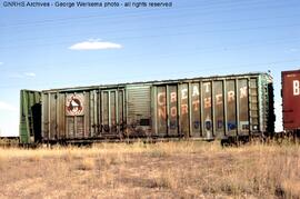 Great Northern Boxcar 37750 at Longmont, Colorado, 1980