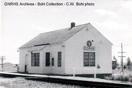 Great Northern Depot at Doran, Minnesota, 1970