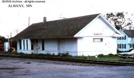 Great Northern Depot at Albany, Minnesota, undated