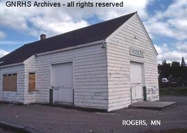 Great Northern Depot at Rogers, Minnesota, undated