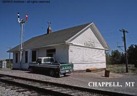 Great Northern Depot at Chappell, Montana, undated