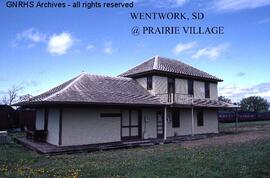 Great Northern Depot at Wentworth, South Dakota, undated