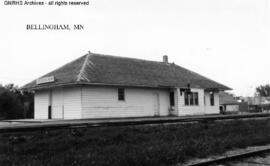 Great Northern Depot at Bellingham, Minnesota, undated