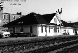 Great Northern Depot at Blaine, Washington, undated