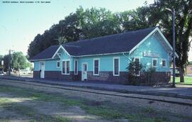 Great Northern Depot at Northwood, North Dakota, 1981