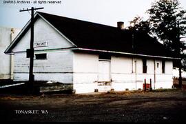 Great Northern Depot at Tonasket, Washington, undated