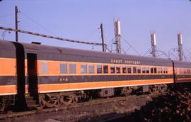 Great Northern Railway Passenger Car 942 at Spokane, Washington in 1969.