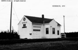 Great Northern Depot at Kerrick, Minnesota, undated