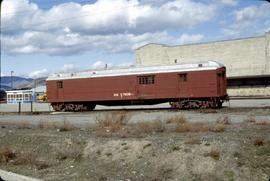 Great Northern Railway Outfit car X7838 at Wenatchee, Washington in 1984.