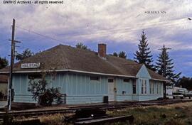 Great Northern Depot at Halstad, Minnesota, undated