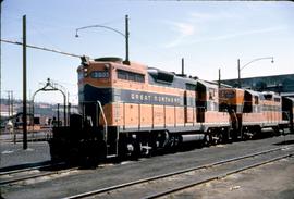 Great Northern Railway 2003 at Spokane, Washington in 1962.