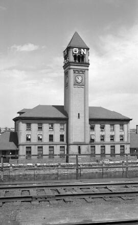 Great Northern Depot at Spokane, Washington, undated