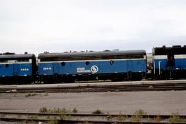 Great Northern Railway 384-B at Williston, North Dakota in 1969.