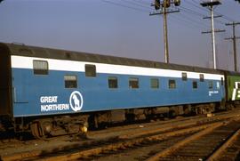 Great Northern Railway Passenger Car 1172 at Seattle, Washington in 1972.