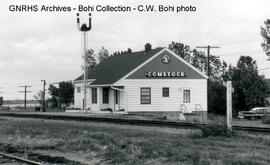 Great Northern Depot at Comstock, Minnesota, 1968