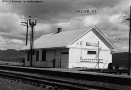 Great Northern Depot at Boulder, Montana, undated