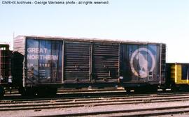 Great Northern Boxcar 3182 at Albuquerque, New Mexico, 1982