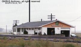 Great Northern Depot at Bainville, Montana, undated