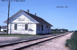 Great Northern Depot at Argyle, Minnesota, undated