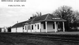 Great Northern Depot at Park Rapids, Minnesota, undated